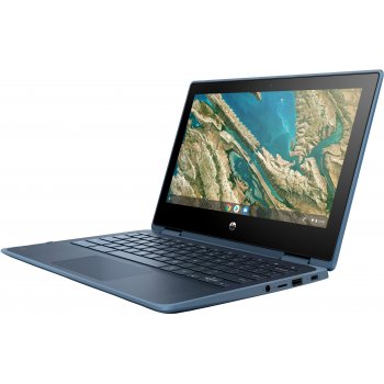 HP Chromebook x360 11 G3 EE Azul 29,5 cm (11.6") 1366 x 768 Pixeles Pantalla táctil Intel® Celeron® N 4 GB LPDDR4-SDRAM 32 GB
