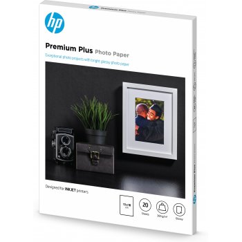 HP Premium Plus Glossy Snapshot papel fotográfico Brillo