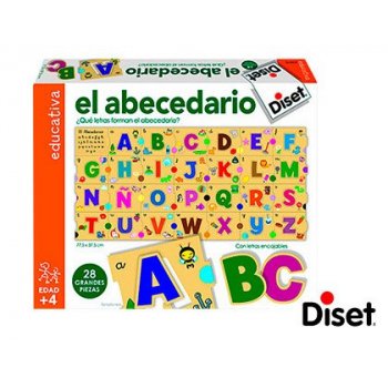 Juego diset didactico aprende el abecedario