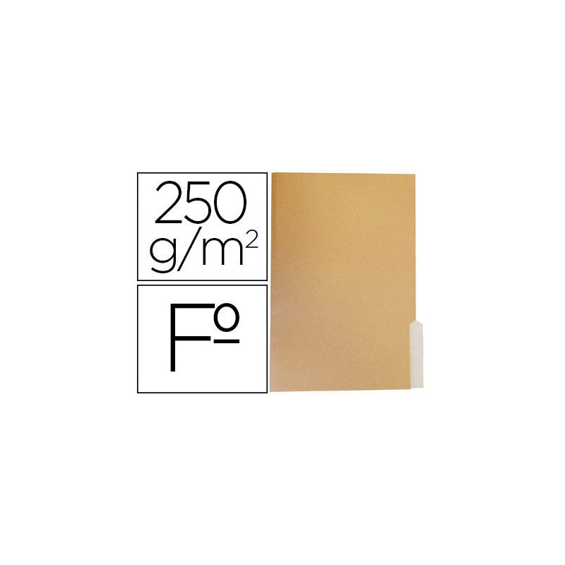 Subcarpeta cartulina gio folio pestaña derecha 250g m2 bicolor