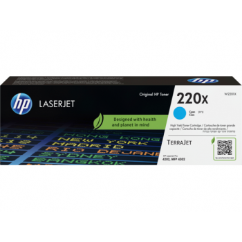 HP Toner laserJet 220X cian alta