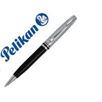 Roller pelikan metal jazz color cuerpo negro   plata escritura negra punto m