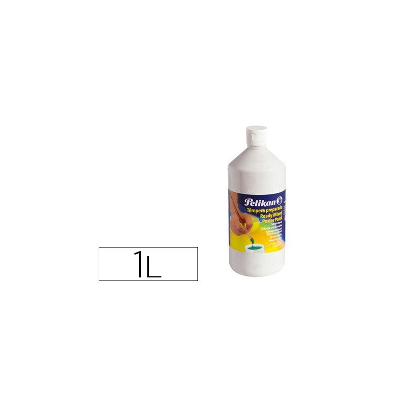 Tempera pelikan escolar 1000 ml 742 1000ml blanco n. 4