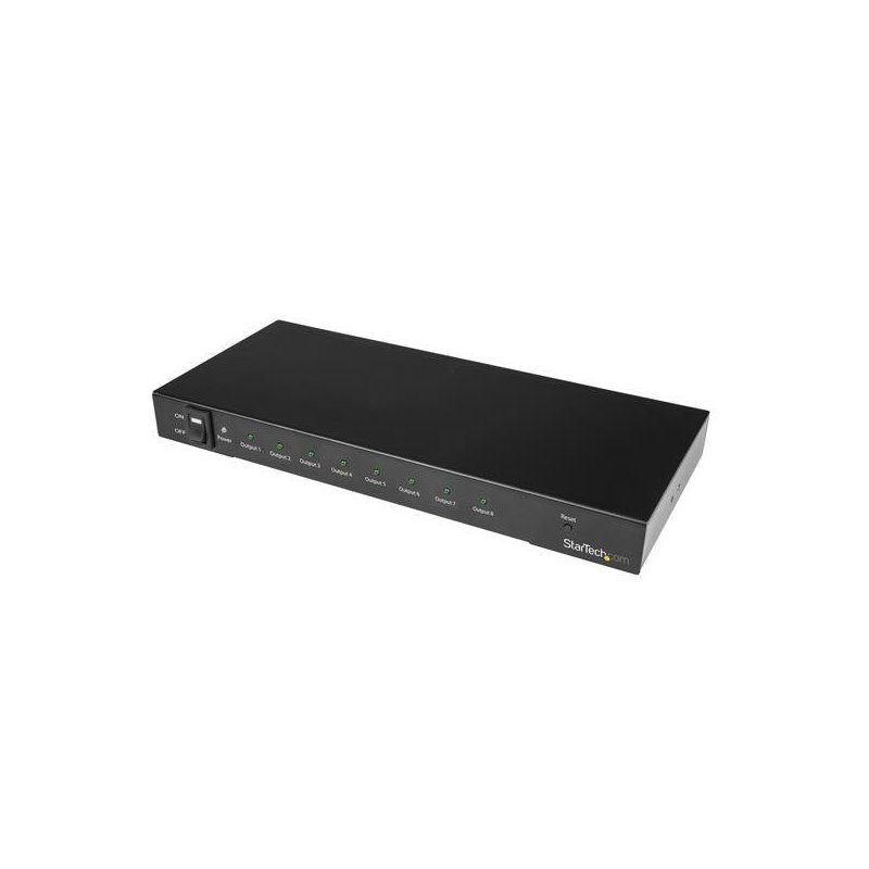 StarTech.com Divisor Splitter HDMI de 8 Puertos - 4K 60Hz con Audio 7.1