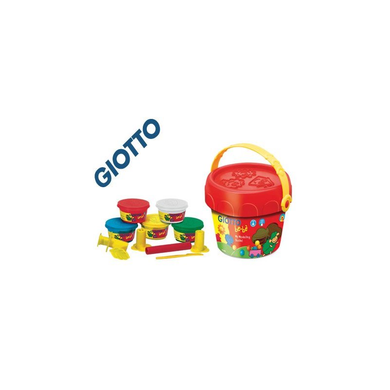 Pasta giotto bebe para modelar cubo maxi con accesorios dermatologicamente testado