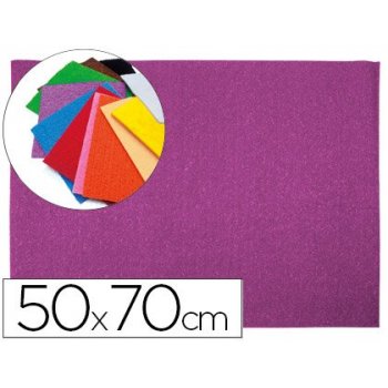 Goma eva liderpapel 50x70cm 60g m2 espesor 2mm textura toalla lila