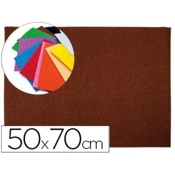 Goma eva liderpapel 50x70cm 60g m2 espesor 2mm textura toalla marron