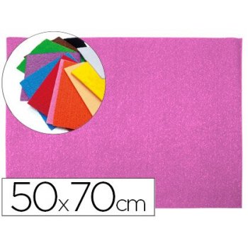 Goma eva liderpapel 50x70cm 60g m2 espesor 2mm textura toalla rosa