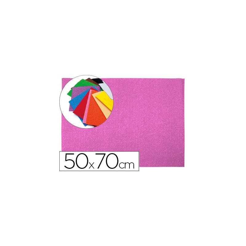 Goma eva liderpapel 50x70cm 60g m2 espesor 2mm textura toalla rosa
