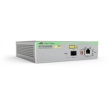 Allied Telesis AT-PC2000 SP-60 convertidor de medio 1000 Mbit s 850 nm Gris