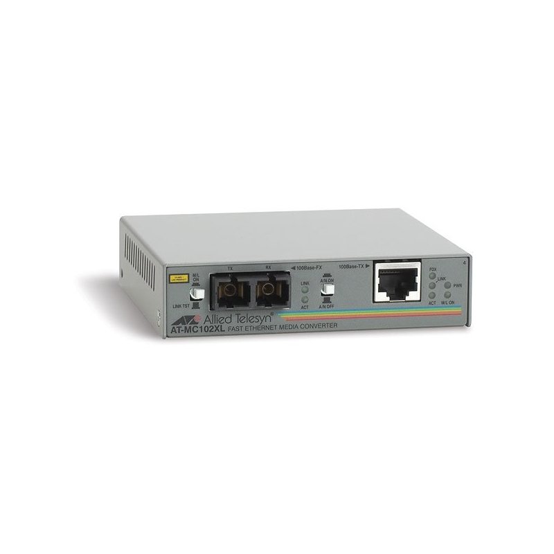 Allied Telesis AT-MC102XL convertidor de medio 100 Mbit s