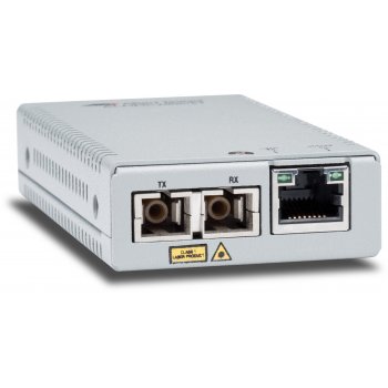 Allied Telesis AT-MMC2000 SC-60 convertidor de medio 1000 Mbit s 850 nm Multimodo Plata