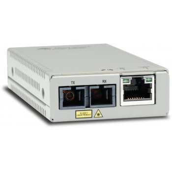 Allied Telesis AT-MMC200 SC-60 convertidor de medio 100 Mbit s 1310 nm Multimodo Plata