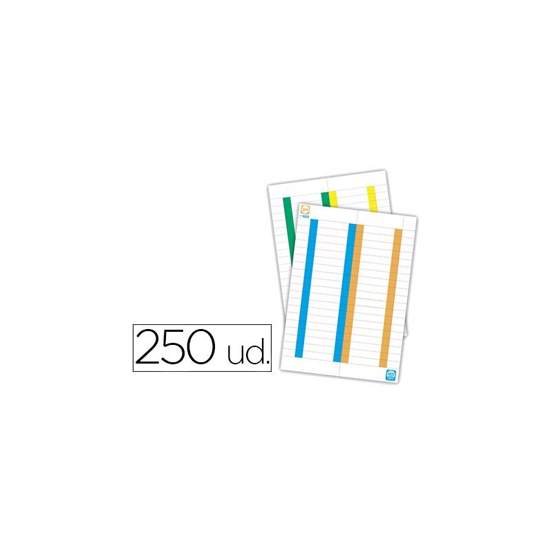 Tira de papel para visores pack de 250 etiquetas