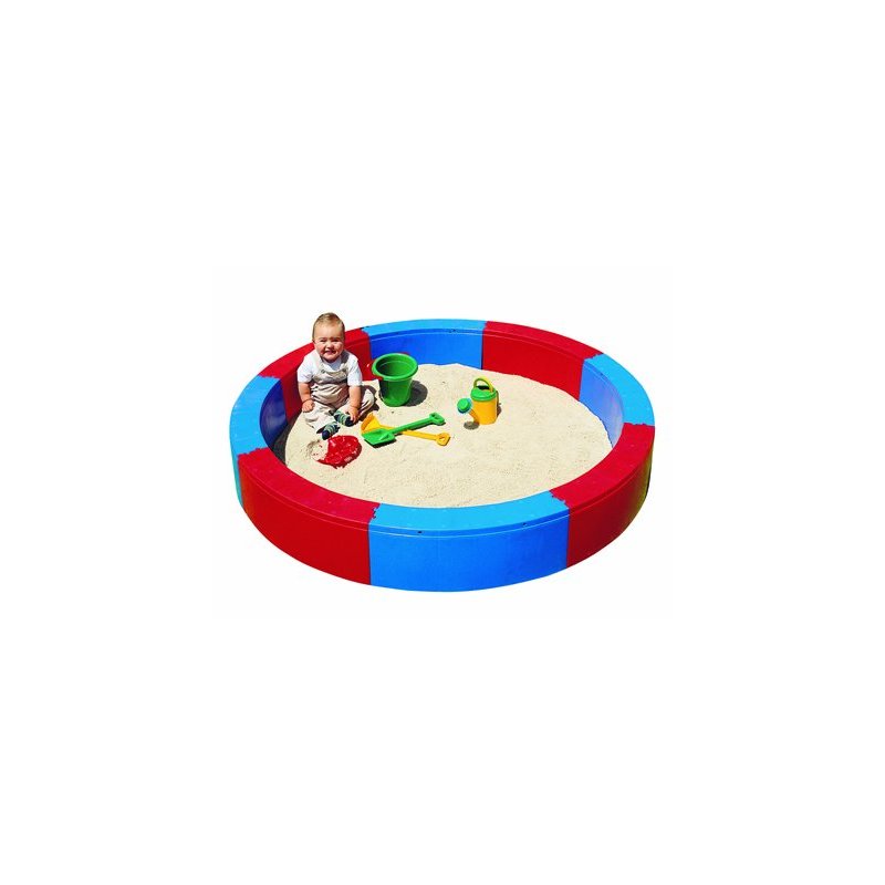 Piscina de juegos amaya redonda con 8 modulos en poliestireno alto 25 cm diametro 1,50m