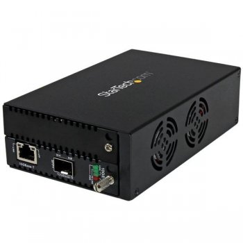 StarTech.com Conversor de Medios Ethernet de Cobre a Fibra de 10 Gigabits - Gestionado - con SFP+ Abierto