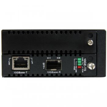 StarTech.com Conversor de Medios Ethernet de Cobre a Fibra de 10 Gigabits - Gestionado - con SFP+ Abierto