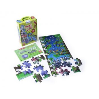 Puzzle miniland maxi flexi wild 40 piezas