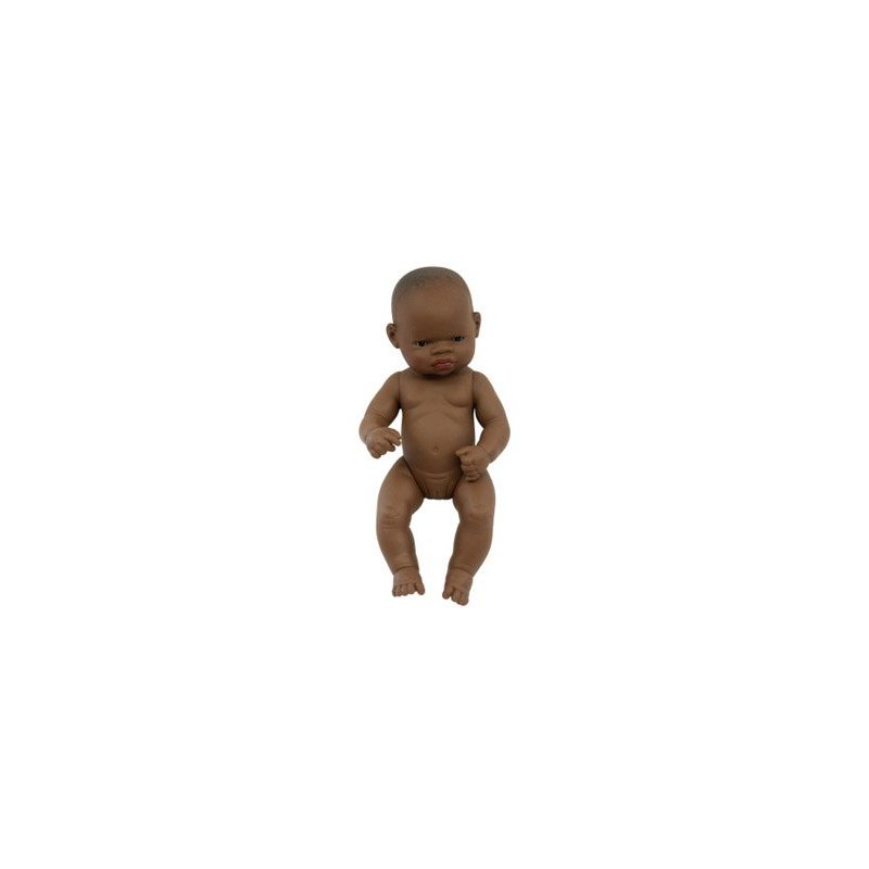 Juego miniland niña africano 32 cm