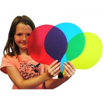 Palas colores henbea plastico translucido flexible 34x23,5 cm set de 6 unidades grandes