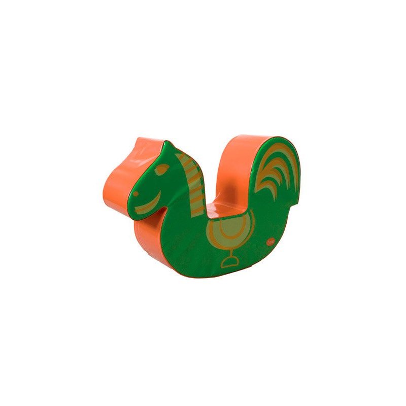 Caballo sumo didactic naranja   verde 90x25x59 cm