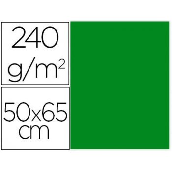 Cartulina liderpapel 50x65 cm 240g m2 verde navidad paquete de 25 unidades