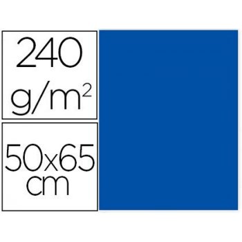 Cartulina liderpapel 50x65 cm 240g m2 azul paquete de 25 unidades