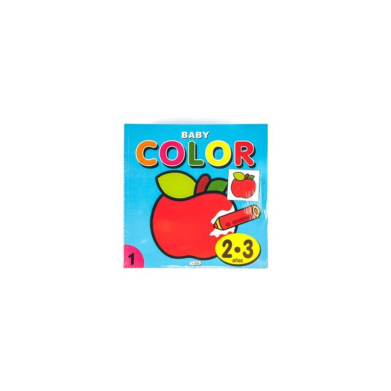 Cuaderno de colorear baby color 96 paginas 210x210 mm