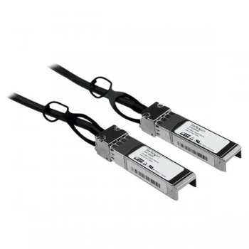 StarTech.com Cable de 5m SFP+ Direct Attach Twinax Pasivo Ethernet de 10 Gigabits Compatible con Cisco SFP-H10GB-CU5M - 10 GbE