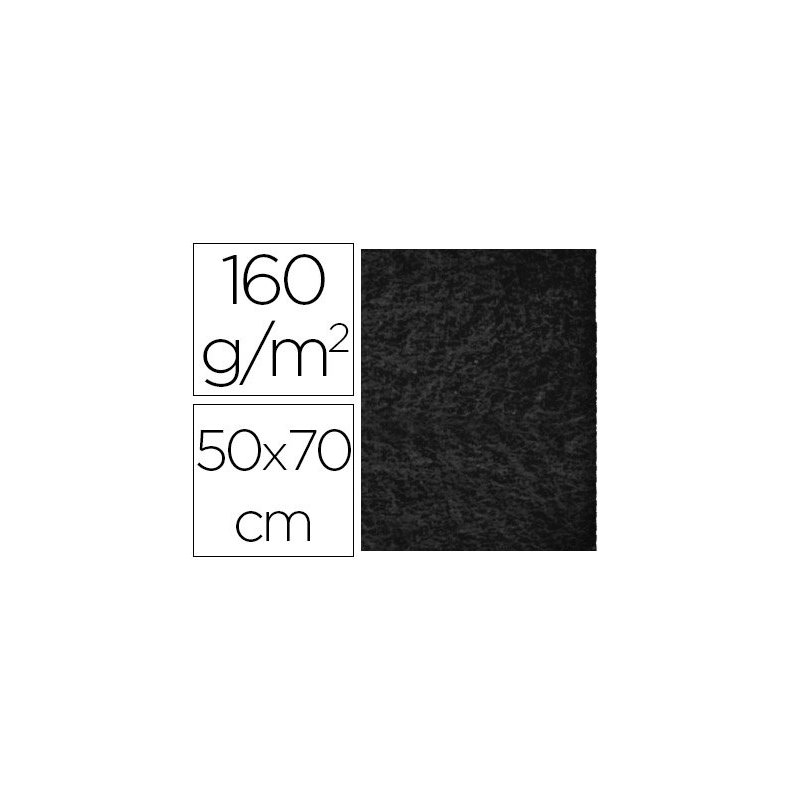 Fieltro liderpapel 50x70cm negro 160g m2