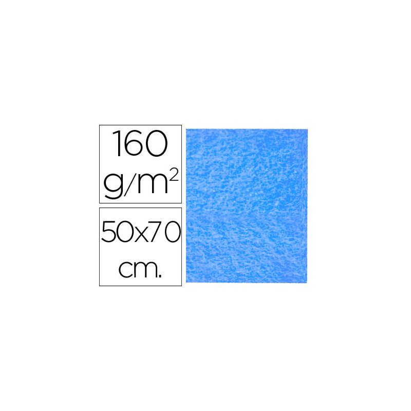 Fieltro liderpapel 50x70cm azul claro 160g m2