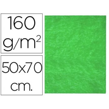 Fieltro liderpapel 50x70cm verde 160g m2
