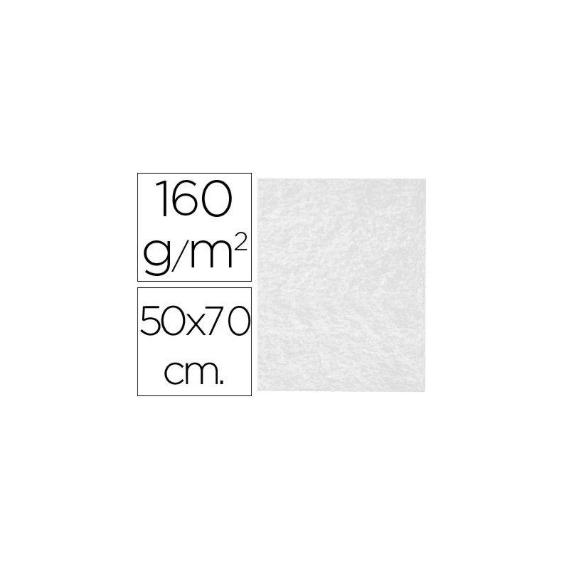 Fieltro liderpapel 50x70cm blanco 160g m2