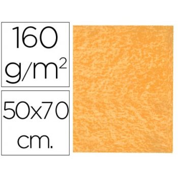 Fieltro liderpapel 50x70cm naranja 160g m2