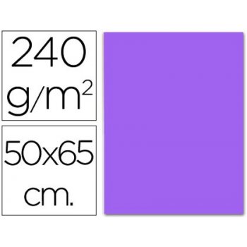 Cartulina liderpapel 50x65 cm 240 g m2 violeta