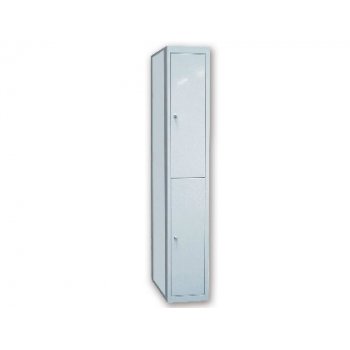 Taquilla metalica ar storage 50x180x40 cm 2 puertas con llave color gris continuacion
