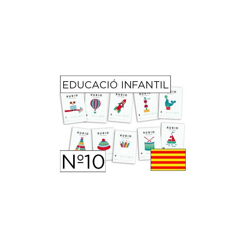 Cuaderno rubio educacion infantil nº10 catalan
