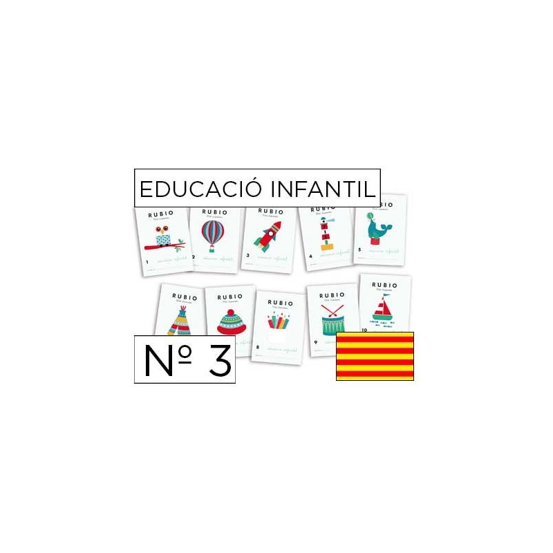 Cuaderno rubio educacion infantil nº3 catalan