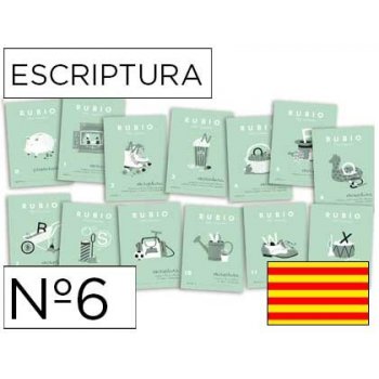 Cuaderno rubio escriptura nº6 catalan