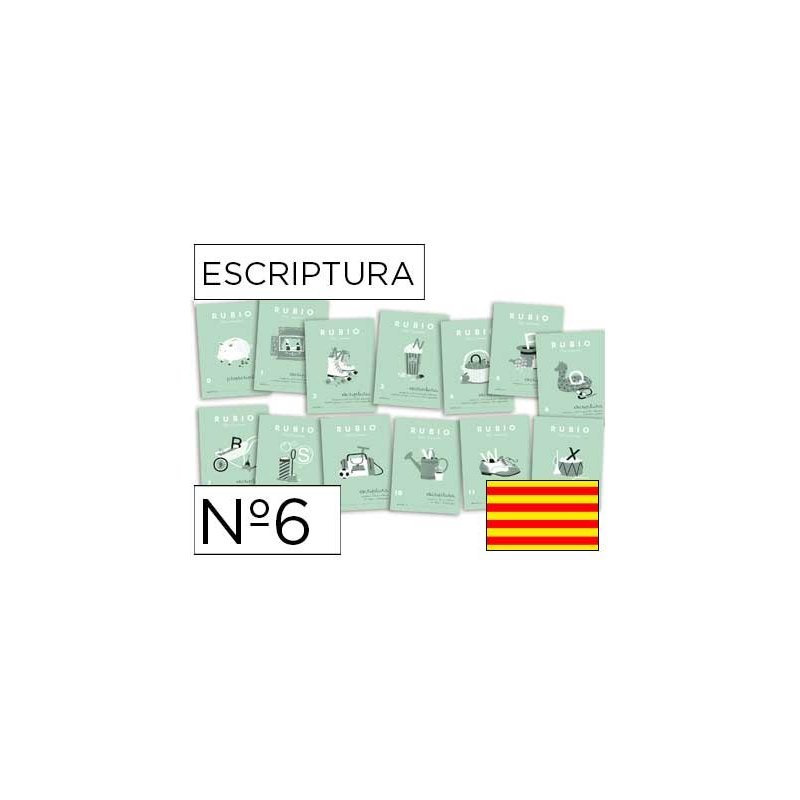 Cuaderno rubio escriptura nº6 catalan