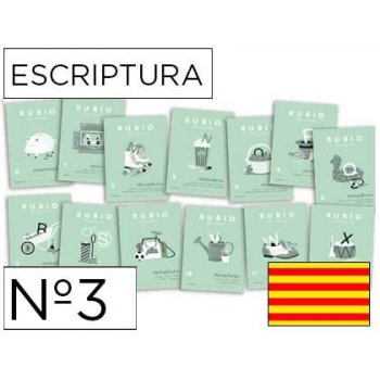 Cuaderno rubio escriptura nº3 catalan
