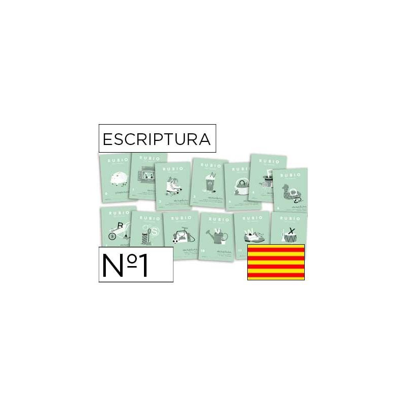 Cuaderno rubio escriptura nº1 catalan