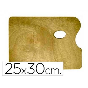 Paleta madera artist rectangular tamaño 258x30x0,05 cm
