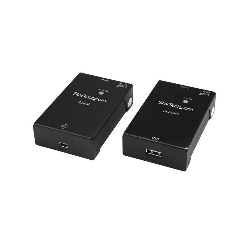 StarTech.com Extensor Alargador de 1 Puerto USB 2.0 por Cable Cat5 o Cat6 - 50m