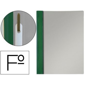 Carpeta dossier fastener pvc esselte folio verde