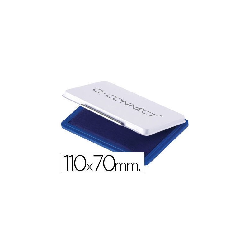 Tampon q-connect 110x70 mm azul