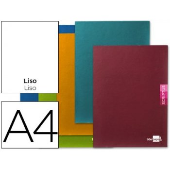 Libreta liderpapel scriptus a4 48 hojas 90g m2 liso sin margen