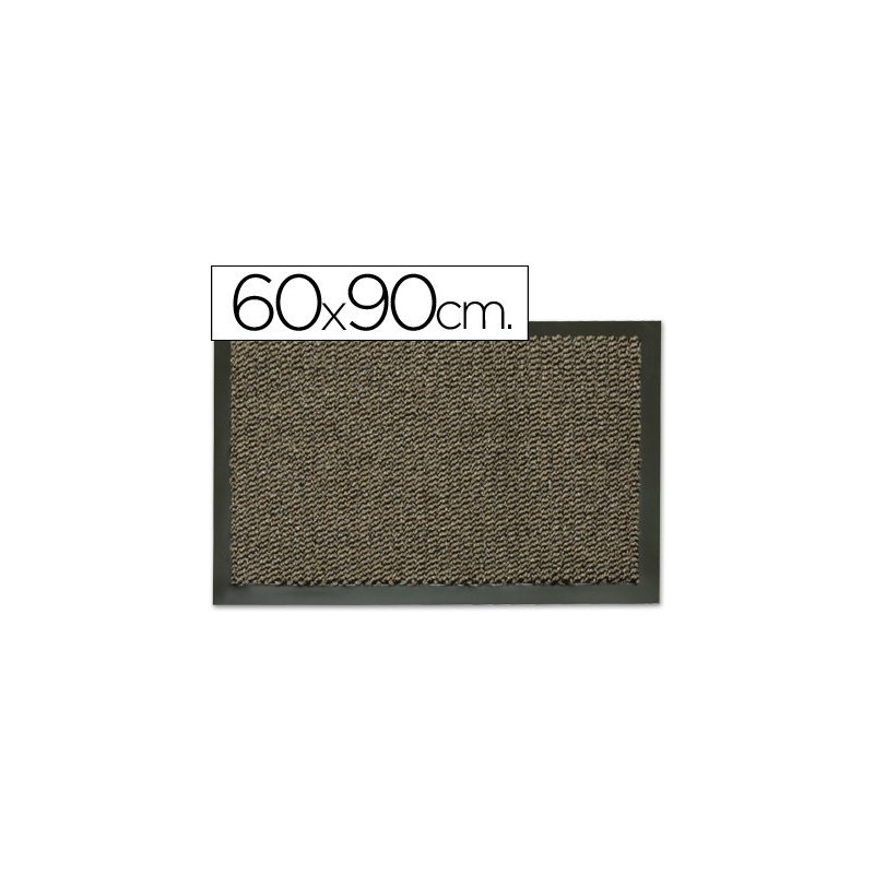 Alfombra fast-paperflow antipolvo gris basic 60x90 cm