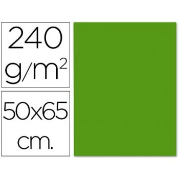 Cartulina liderpapel 50x65 cm 240g m2 verde navidad