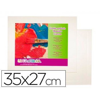 Carton entelado lidercolor 5f 35x27 cm para pintura al oleo y acrilico